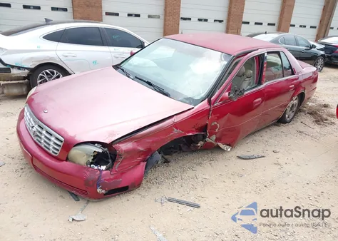 2002 Cadillac Deville Standard z USA, uszkodzony, nr VIN 1G6KD54Y02U215483